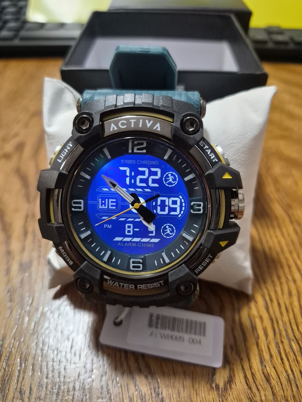 Activa Blue Digital-Analog Sports Watch